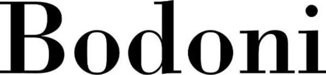 Font Chữ Bodoni Font Chữ Bodoni