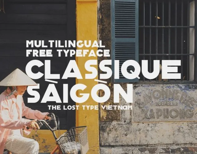 Font chữ nổi Classique Sài Gòn Typeface dùng để thiết kế bảng hiệu quảng cáo Font chữ nổi Classique Sài Gòn Typeface dùng để thiết kế bảng hiệu quảng cáo