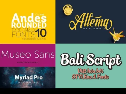 Lưu ý khi sử dụng font chữ post