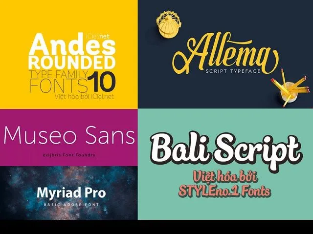 Lưu ý khi sử dụng font chữ post