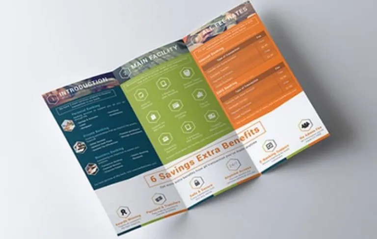 Mẫu tờ rơi ngân hàng