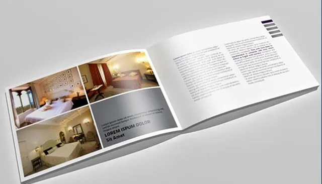 Brochure dạng catalog dành cho khách sạn