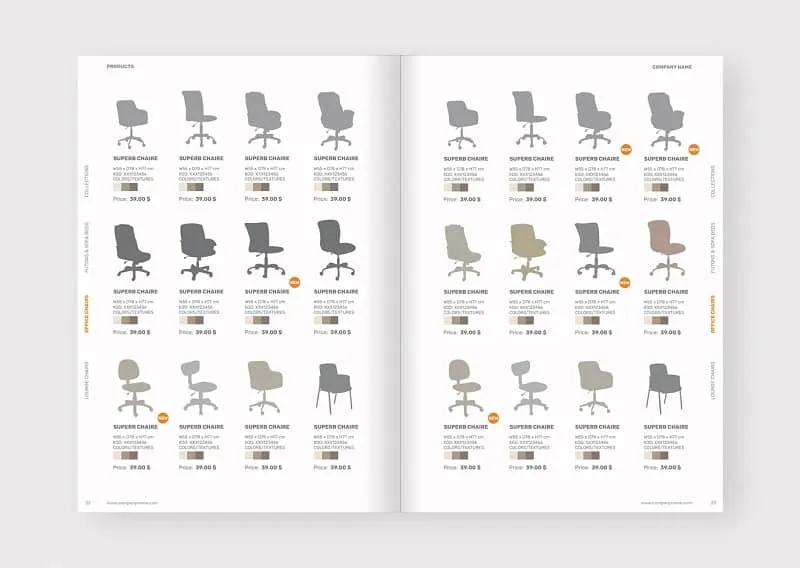 Catalogue ghế văn phòng Catalogue ghế văn phòng