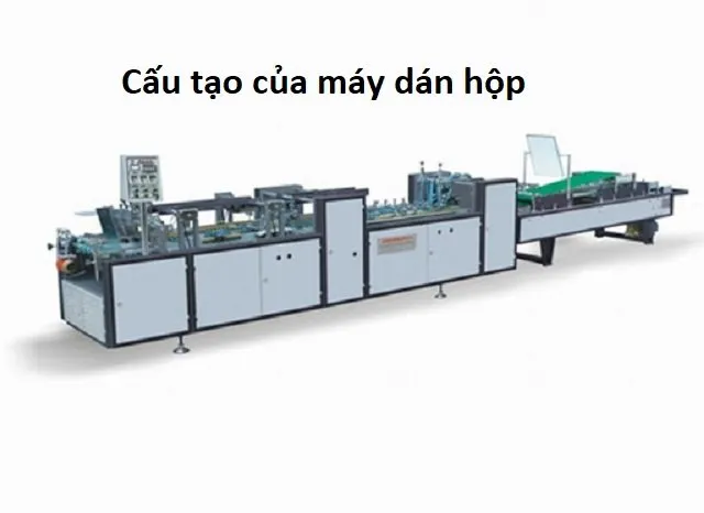 Cấu tạo của máy dán hộp