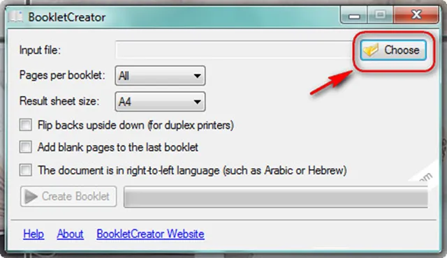 Chọn file PDF cần in Chọn file PDF cần in