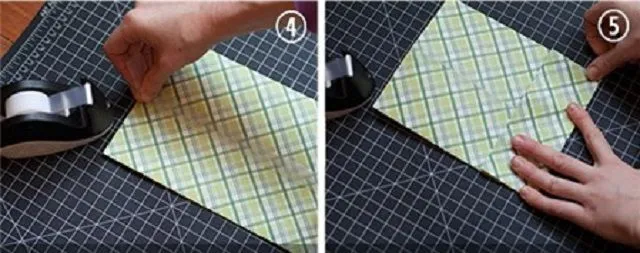 Dán cố định nếp túi Dán cố định nếp túi