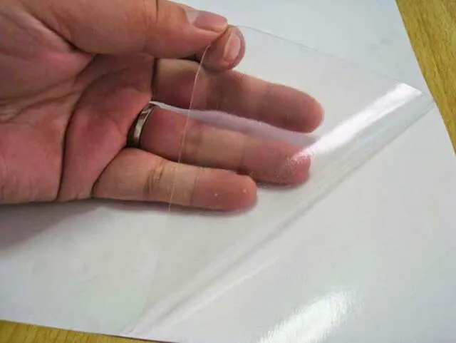 Giấy Decal trong suốt Giấy Decal trong suốt