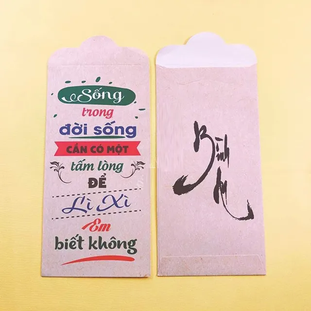 Giấy Ford được dùng khá phổ biến khi in bao lì xì Giấy Ford được dùng khá phổ biến khi in bao lì xì