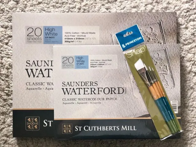 Giấy vẽ màu nước Saunders Waterford Giấy vẽ màu nước Saunders Waterford