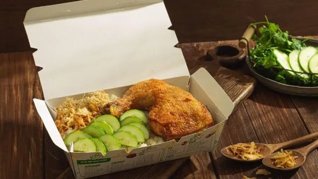 Mẫu hộp giấy dùng để đựng xôi Mẫu hộp giấy dùng để đựng xôi