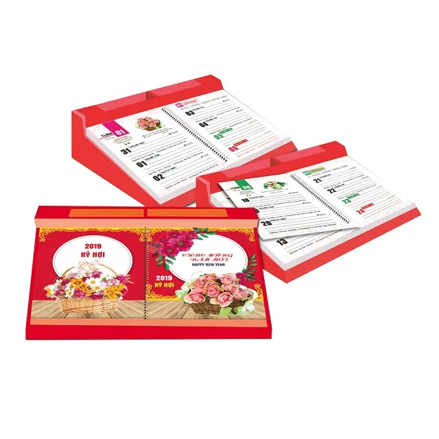 Lịch để bàn có đế nhựa Lịch để bàn có đế nhựa