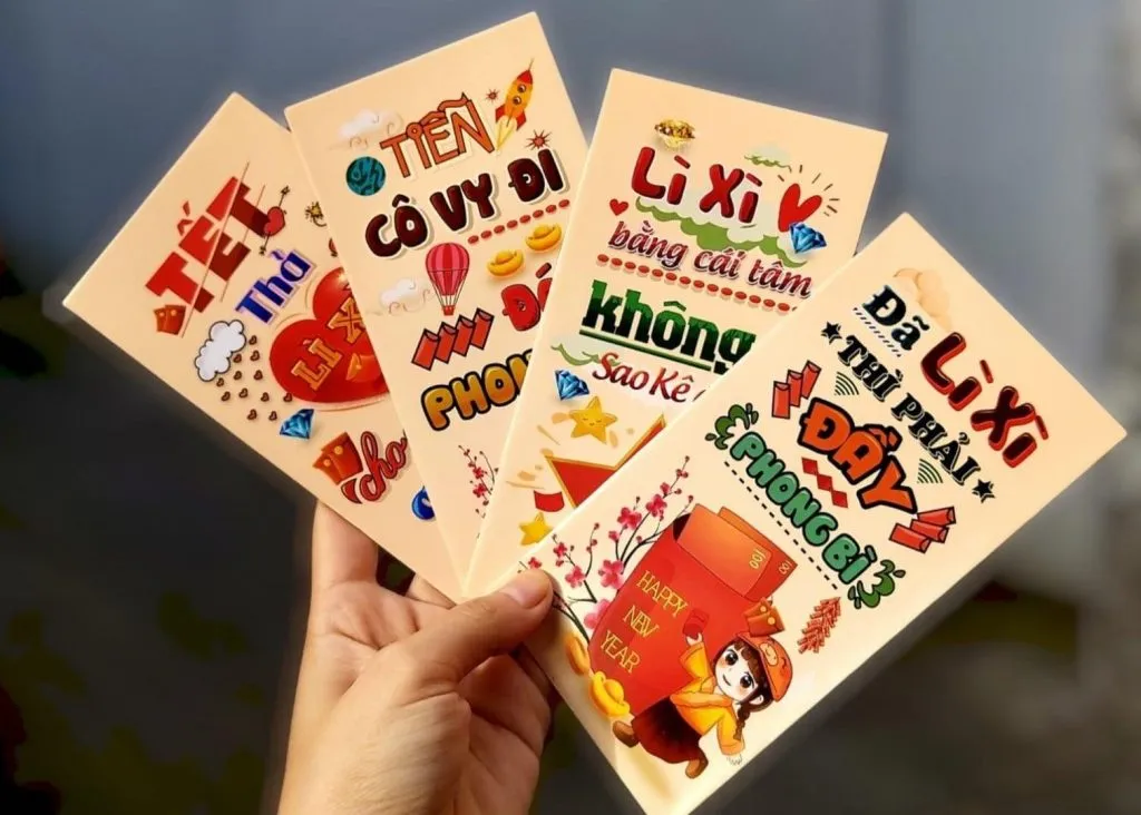 Lì xì in các câu nói theo trend