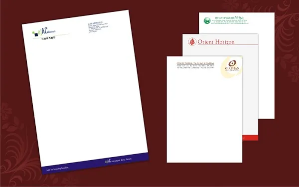 Một số lưu ý khi in tiêu đề thư