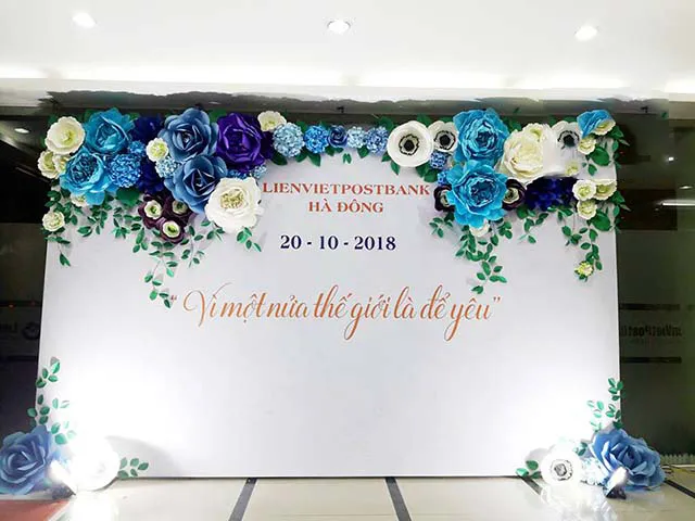 Mẫu backdrop LIENVIETPOSTBANK Mẫu backdrop LIENVIETPOSTBANK