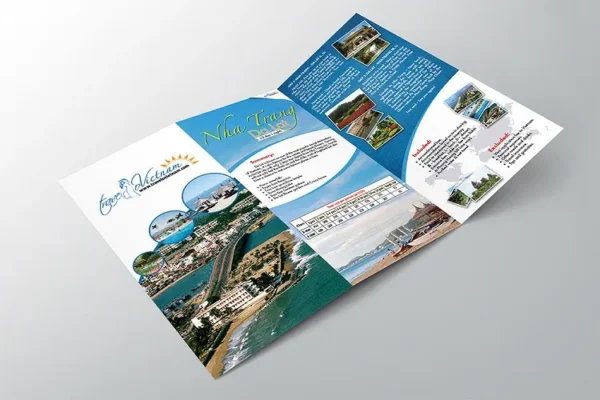 Mẫu brochure du lịch biển Nha Trang
