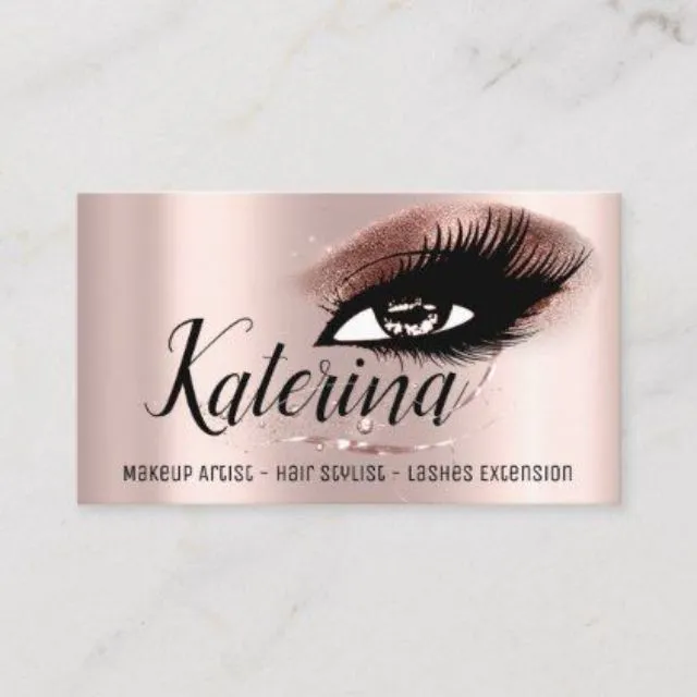 Mẫu card visit phun xăm thẩm mỹ Katerina