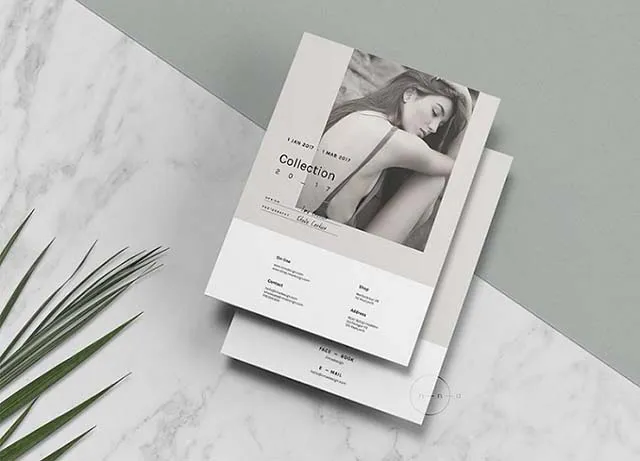 Catalogue thời trang với gam màu trắng – đen độc đáo, thu hút Catalogue thời trang với gam màu trắng – đen độc đáo, thu hút