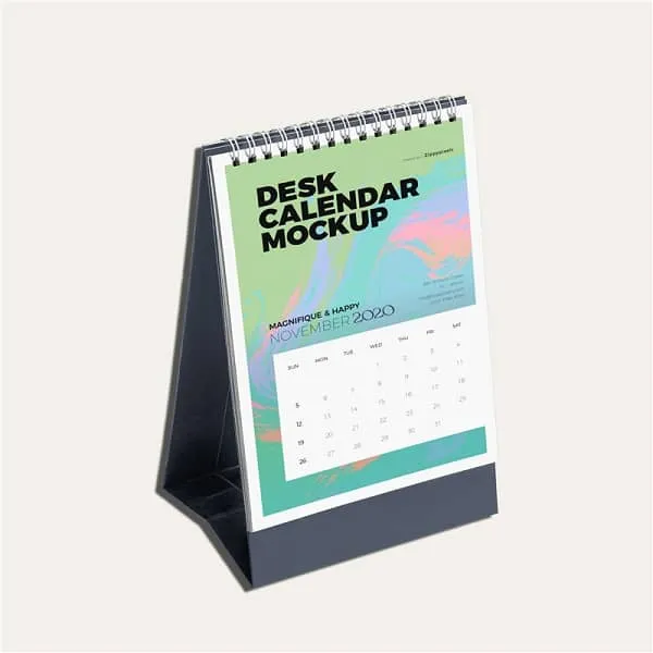 Mẫu lịch để bàn chiều dọc Mẫu lịch để bàn chiều dọc