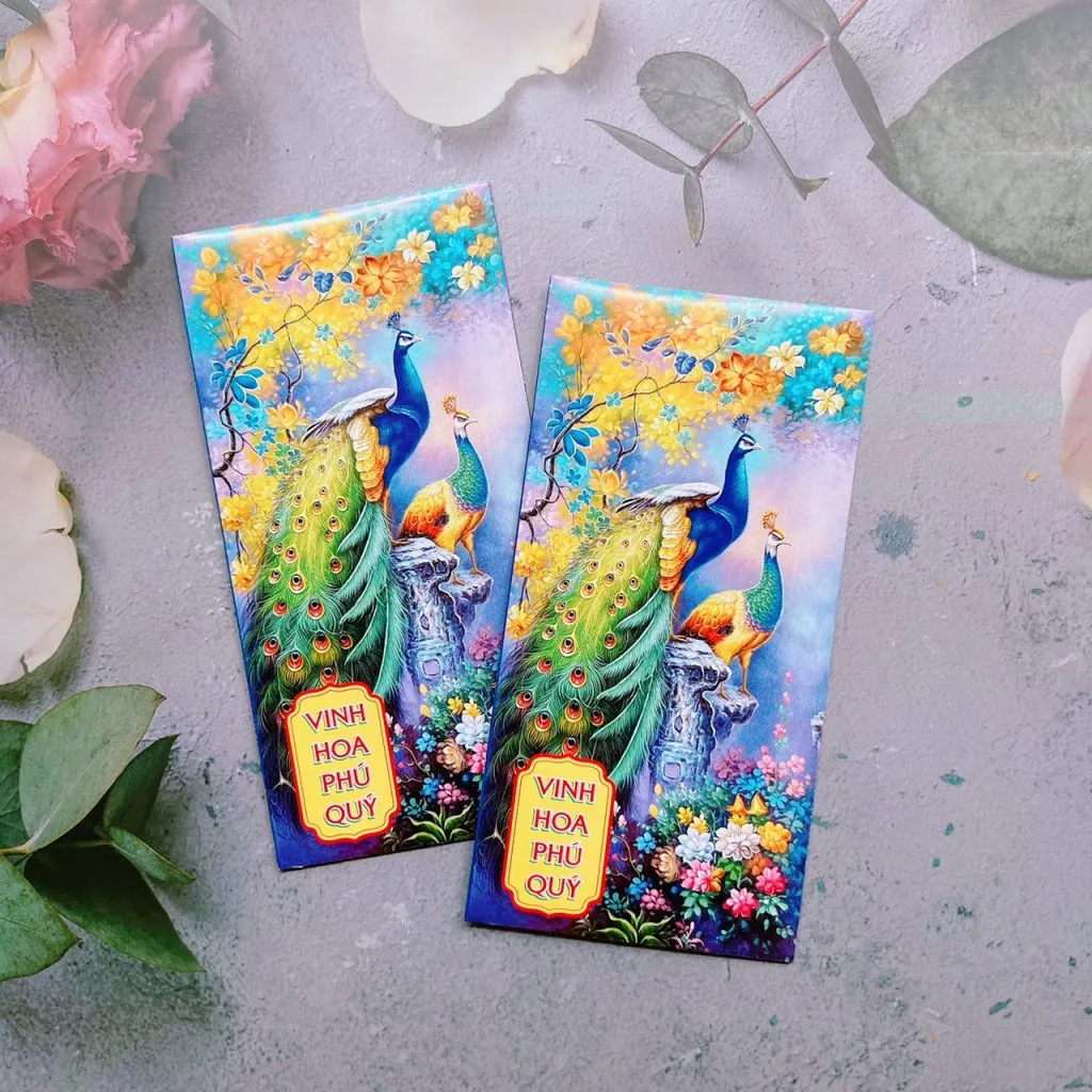 Mẫu phong bao Vinh Hoa Phú Quý