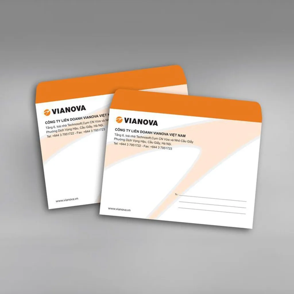 Mẫu phong bì công ty VIANOVA Mẫu phong bì công ty VIANOVA