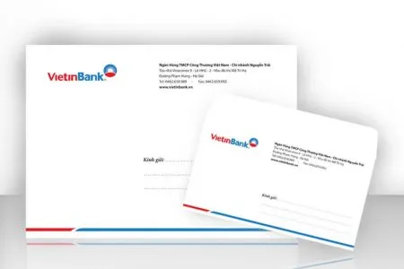 Mẫu phong bì Vietinbank