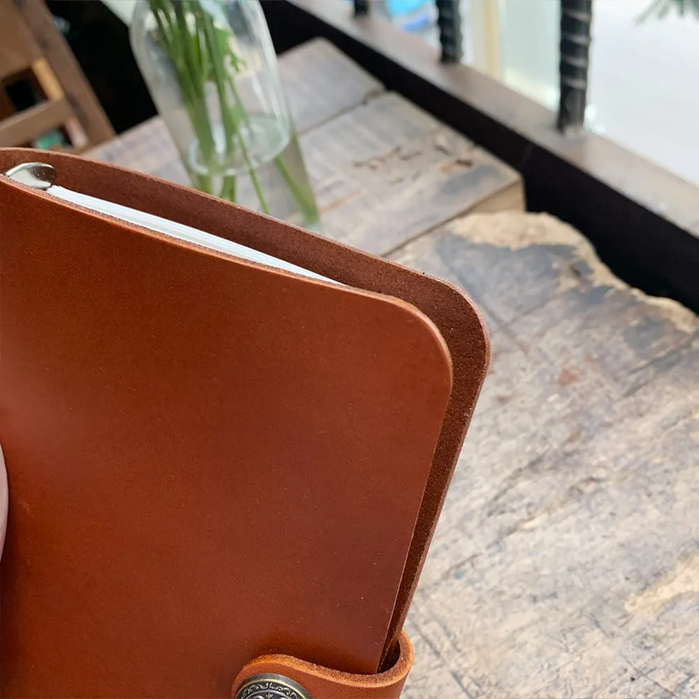 Mẫu sổ da được làm từ da bò tự nhiên