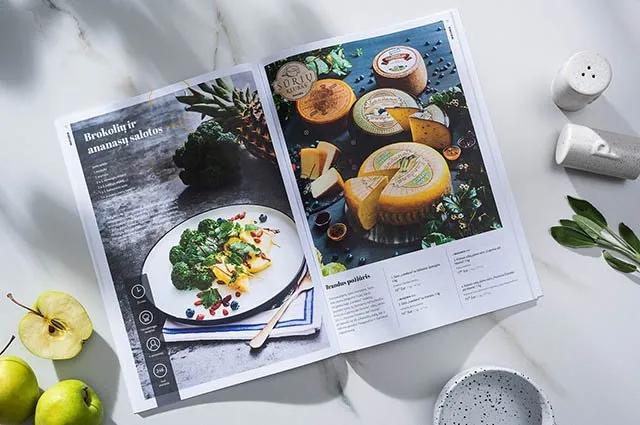 Mẫu thiết kế catalogue thực phẩm bắt mắt Mẫu thiết kế catalogue thực phẩm bắt mắt