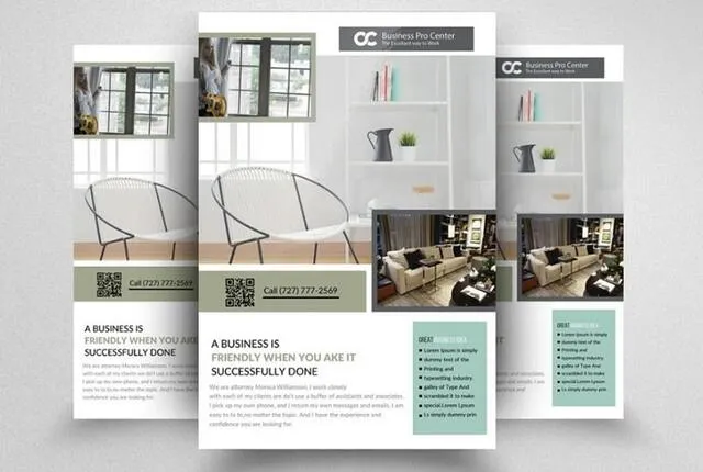 Mẫu tờ rơi nội thất