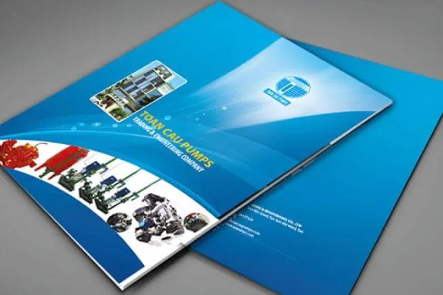 Profile công ty màu xanh lam Profile công ty màu xanh lam