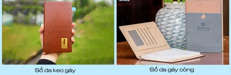 Quy cách in sổ da