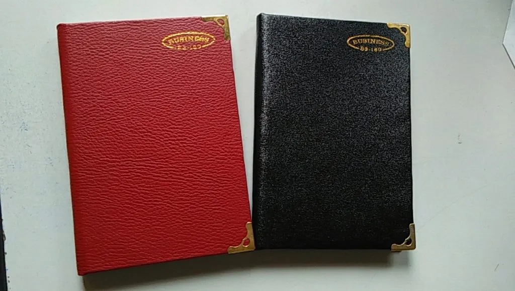 Mẫu sổ tay bìa da sang trọng