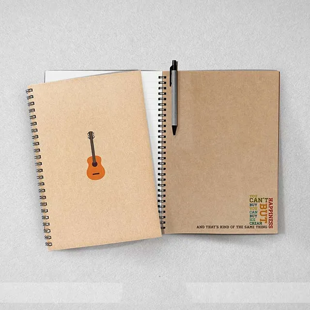 Sổ tay bìa cứng làm từ giấy Kraft Sổ tay bìa cứng làm từ giấy Kraft