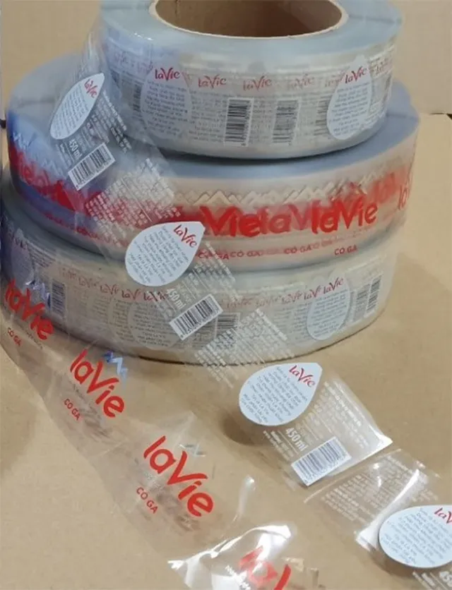 Tem nhãn cuộn trong suốt Tem nhãn cuộn trong suốt