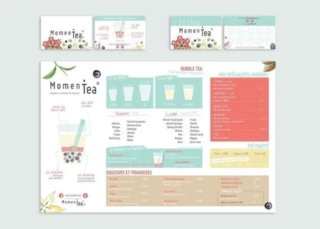 Thiết kể menu nữ tính nhẹ nhàng Thiết kể menu nữ tính nhẹ nhàng