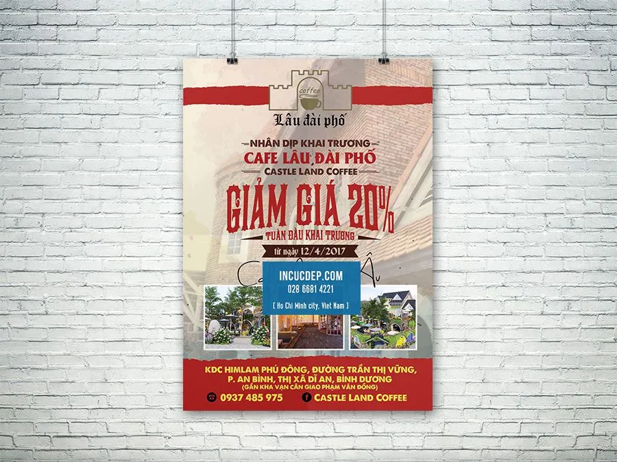Tờ rơi khai trương quán cafe Tờ rơi khai trương quán cafe