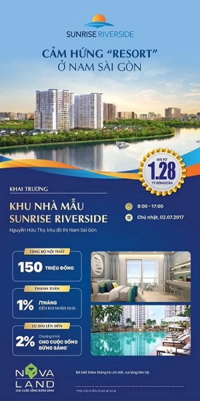 Mẫu tờ rơi khu nhà mẫu Sunrise Riverside Mẫu tờ rơi khu nhà mẫu Sunrise Riverside