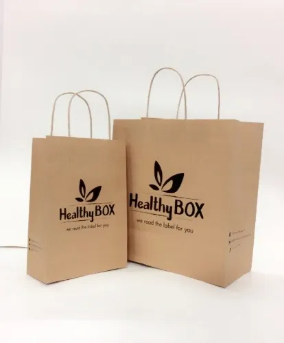 Túi giấy Kraft healthy Box