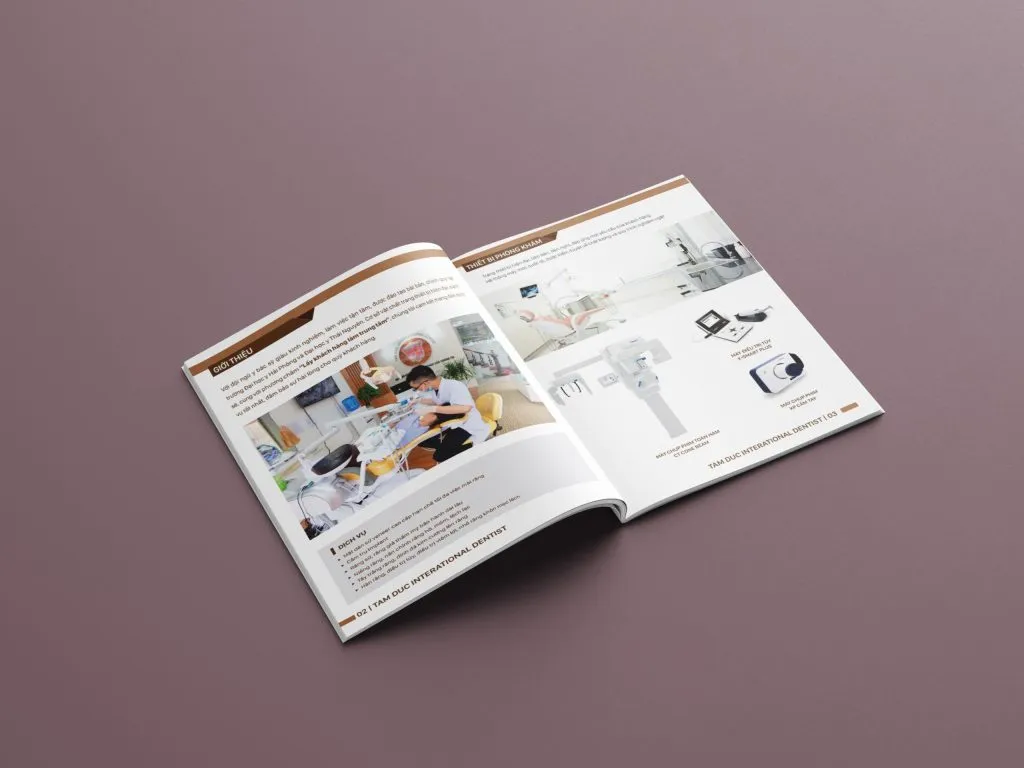 Mẫu catalog lĩnh vực nha khoa