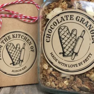 In decal giấy Kraft thân thiện môi trường