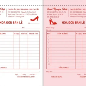 In hóa đơn 2 liên bán hàng