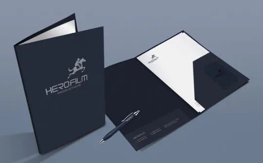 Mẫu kẹp file tài liệu herofilm