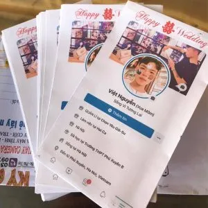 In phong bì cho shop Facebook bán hàng