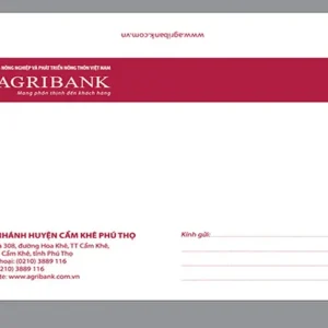 In phong bì ngân hàng theo tiêu chuẩn