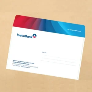 In phong bì ngân hàng theo tiêu chuẩn