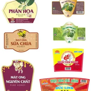 In tem nhãn dán bao bì sản phẩm