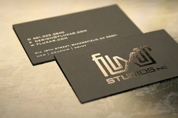 Card visit làm bằng giấy mỹ thuật ép kim Card visit làm bằng giấy mỹ thuật ép kim