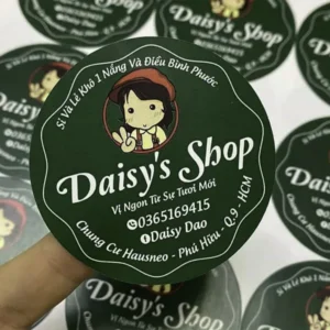 In decal logo thương hiệu