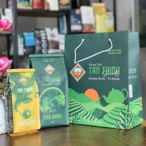 Mẫu in túi giấy đựng trà cao cấp