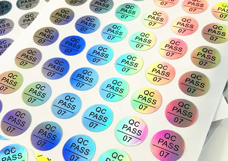 Tem QC Pass 7 màu