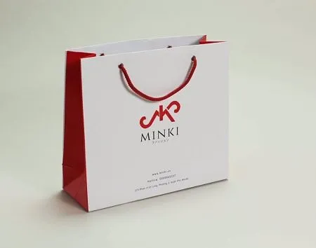 Túi giấy Ivory thương hiệu MINKI